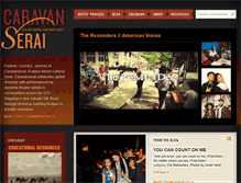 Tablet Screenshot of caravanserai-arts.org